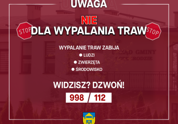 NIE dla wypalania traw