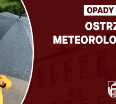 Ostrzeżenie meteorologiczne - opady deszczu