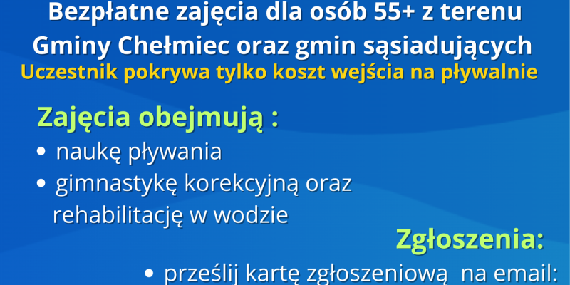 AQUA SENIOR 2025 – ruszają zapisy