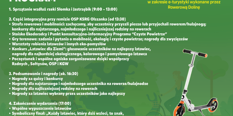 32. Akcja Sprzątanie Świata „Czysta Gmina, Ruch i Wiatr – Wspólnie dla Natury!”