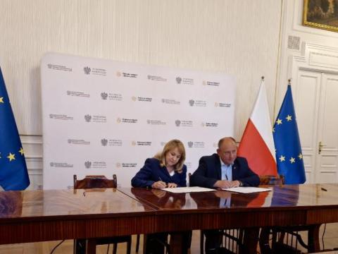 Uroczyste podpisanie umowy dotacyjnej w ramach Programu Ochrony Ludności i Obrony Cywilnej