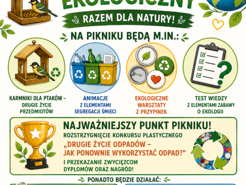 Wójt Gminy Podegrodzie serdecznie zaprasza na Piknik Ekologiczny!