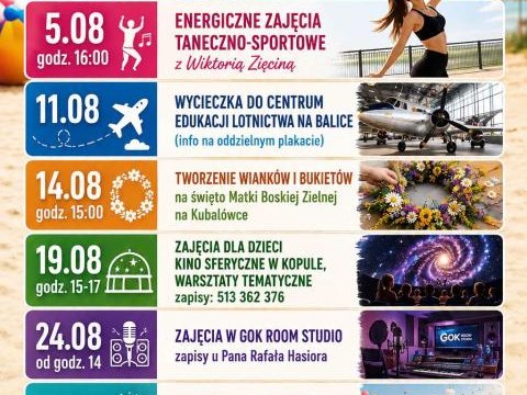 Sierpień w Gminie Podegrodzie pełen atrakcji