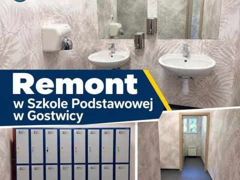 Remont w Szkole Podstawowej w Gostwicy