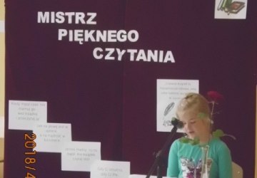IV edycja konkursu „Mistrza Pięknego Czytania 2018r.” w ramach obchodów Światowego Dnia Książki -24.04.2018r.