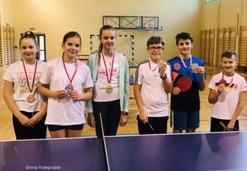 Sprawozdanie z Mistrzostw Gminy Podegrodzie  w  tenisie stołowym - Igrzyska Dzieci